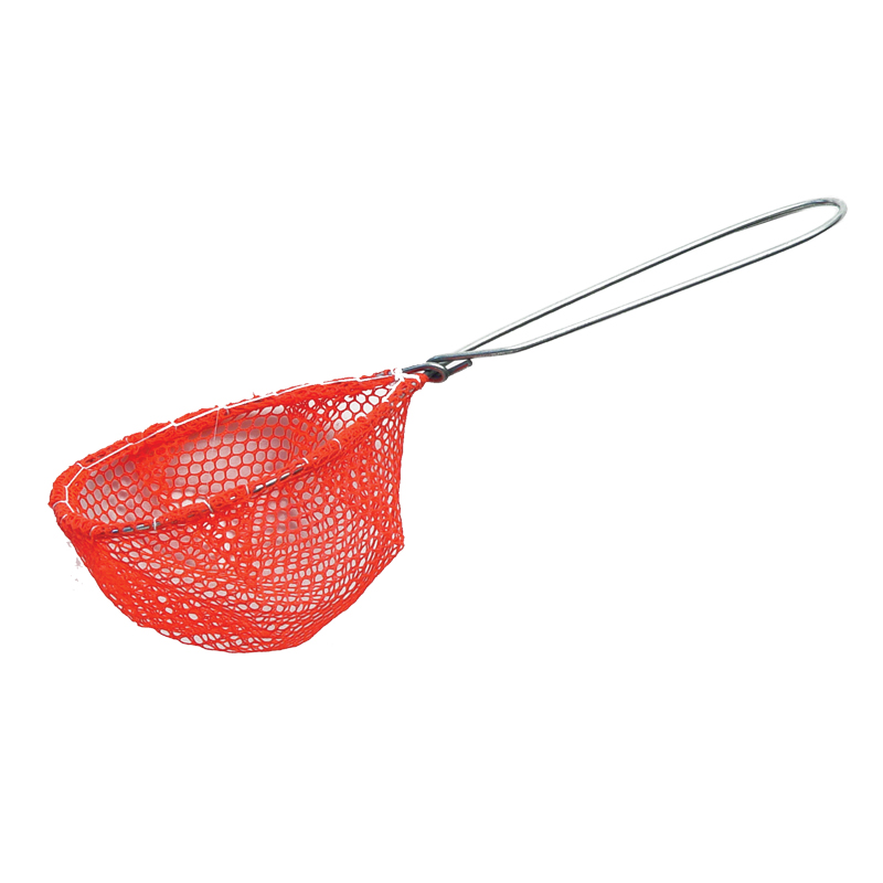 fishing net, small fishing net, steel wire fishing net, steel wire net, steel wire frame fishing net, steel wire frame net, nylon mesh fishing net, nylon mesh net, standard fishing net, standard dip net, fluorescent orange fishing net, fluorescent orange net, 
