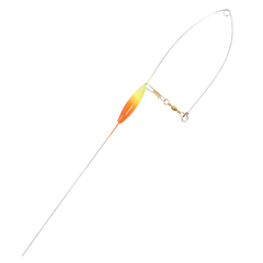Fishing tackle gear bottom bouncers chartreuse orange lead sinkers