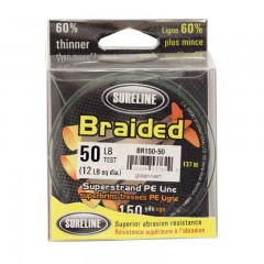 Braided fishing line