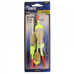 Fishing floats balsa wood pencil oval spring slip assorted