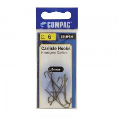 Fishing tackle gear hooks carlisle freshwater hamecons